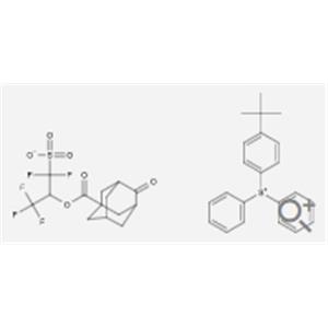Sulfonium, [4-(1,1-dimethylethyl)phenyl]diphenyl-, salt with 2,2-difluoro-2-sulfo-1-(trifluoromethyl)ethyl 4-oxotricyclo[3.3.1.13,7]decane-1-carboxylate (1:1)