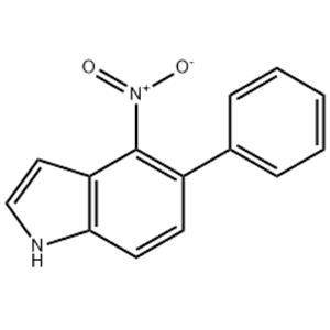 1H-Indole, 4-nitro-5-phenyl-
