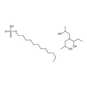 decyl hydrogen sulphate, compound with 1,1',1''-nitrilotripropan-2-ol