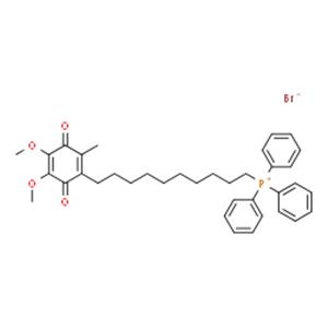 Phosphonium, 10-(4,5-dimethoxy-2-methyl-3,6-dioxo-1,4-cyclohexadien-1-yl)decyltriphenyl-, bromide