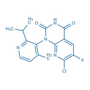 7-Chloro-6-fluoro-1-(2-isopropyl-4-methylpyridin-3-yl)pyrido[2,3-d]pyrimidine-2,4(1H,3H)-dione