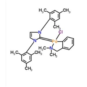 Chloro[(1,3-dimesitylimidazol-2-ylidene)(N,N-dimethylbenzylamine)palladium(II)]