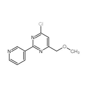 4-chloro-6-(methoxymethyl)-2-(3-pyridyl)pyrimidine