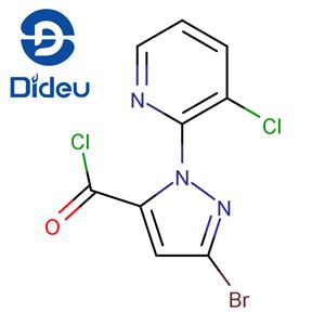 5-Bromo-2-(3-chloro-pyridin-2-yl)-2H-pyrazole-3-carbonyl chloride