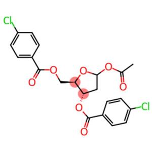 1-O-Acetyl-3,5-bis-(4-chlorobenzoyl)-2-deoxy-D-ribose