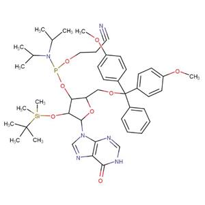 2'-O-(tert-butyldimethylsilyl)-5'-O (p,p'-dimethoxytrityl)inosine 3'-[(2-cyanoethyl)N,N-diisopropylaminophosphoramidite]