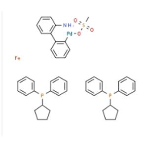 Methanesulfonato[1,1'-bis(diphenylphosphino)ferrocene)](2'-amino-1,1'-biphenyl-2-yl)palladium(II), min. 98% [DPPF Palladacycle Gen. 3]