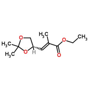 ethyl (E)(S)-3-(2,2-dimethyl[1,3]dioxolane-4-yl)-2-methylacrylate