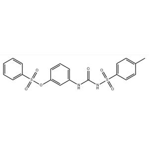 Benzenesulfonamide, 4-methyl-N-[[[3-[(phenylsulfonyl)oxy]phenyl]amino]carbonyl]-