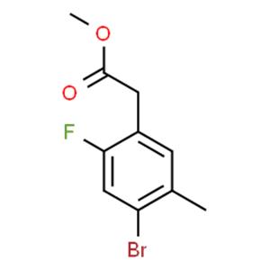 Methyl 4-Bromo-2-fluoro-5-methylphenylacetate