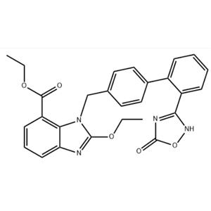 1H-BenziMidazole-7-carboxylic acid, 1-[[2'-(2,5-dihydro-5-oxo-1,2,4-oxadiazol-3-yl)[1,1'-biphenyl]-4-yl]Methyl] -2-ethoxy-, ethyl ester