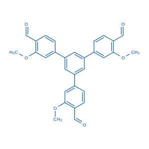 5'-(4-Formyl-3-methoxyphenyl)-3,3''-dimethoxy-[1,1':3',1''-terphenyl]-4,4''-dicarbaldehyde