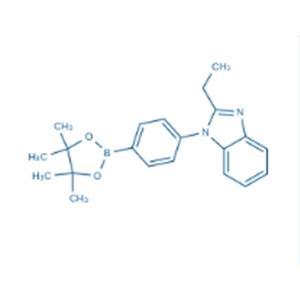 2-Ethyl-1-(4-(4,4,5,5-tetramethyl-1,3,2-dioxaborolan-2-yl)phenyl)-1H-benzo[d]imidazole