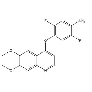 4-((6,7-dimethoxyquinolin-4-yl)oxy)-2,5-difluoroaniline