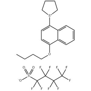 1-(4-Butoxy-1-naphthalenyl)tetrahydro-thiophenium salt with 1,1,2,2,3,3,4,4,4-nonafluoro-1-butanesulfonic acid (1:1)