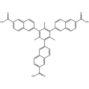 6,6',6''-(2,4,6-trimethylbenzene-1,3,5-triyl)tris(2-naphthoic acid)