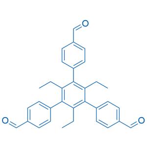 2',4',6'-Triethyl-5'-(4-formylphenyl)-[1,1':3',1''-terphenyl]-4,4''-dicarbaldehyde