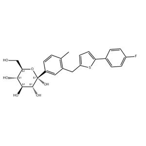 α-D-Glucopyranose, 1-C-[3-[[5-(4-fluorophenyl)-2-thienyl]methyl]-4-methylphenyl]-