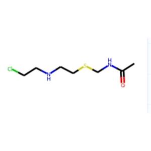N-(((2-((2-Chloroethyl)amino)ethyl)thio)methyl)acetamide