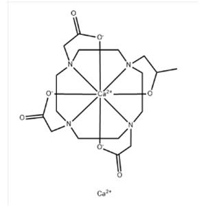Calciate(1-),[10-[2-(hydroxy-kO)propyl]-1,4,7,10-tetraazacyclododecane-1,4,7-triacetato(3-)-kN1,kN4,kN7,kN10,kO1,kO4,kO7]-, calcium (2:1) (9CI)
