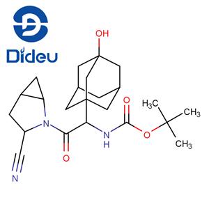 N-[(1S)-2-[(1S,3S,5S)-3-Cyano-2-azabicyclo[3.1.0]hex-2-yl]-1-(3-hydroxytricyclo[3.3.1.13,7]dec-1-yl)-2-oxoethyl]carbamic acid 1,1-dimethylethyl ester