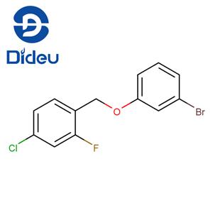 Benzene, 1-[(3-bromophenoxy)methyl]-4-chloro-2-fluoro-
