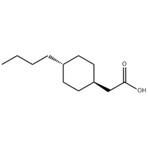 Cyclohexaneacetic acid, 4-butyl-, trans-