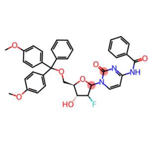 N-[1-[5-O-[Bis(4-methoxyphenyl)phenylmethyl]-2-deoxy-2-fluoro-beta-D-arabinofuranosyl]-1,2-dihydro-2-oxo-4-pyrimidinyl]benzamide