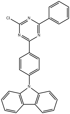 9-(4-(4-Chloro-6-phenyl-1,3,5-triazin-2-yl)phenyl)-9H-carbazole