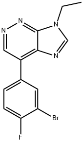 4-(3-bromo-4-fluorophenyl)-7-ethyl-7H-imidazo[4,5-c]pyridazine