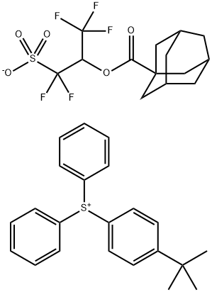 [4-(1,1-Dimethylethyl)phenyl]diphenylsulfonium salt with 1-(difluorosulfomethyl)-2,2,2-trifluoroethyl tricyclo[3.3.1.13,7]decane-1-carboxylate (1:1)