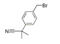 2-(4-(broMoMethyl)phenyl)-2-Methylpropanenitrile