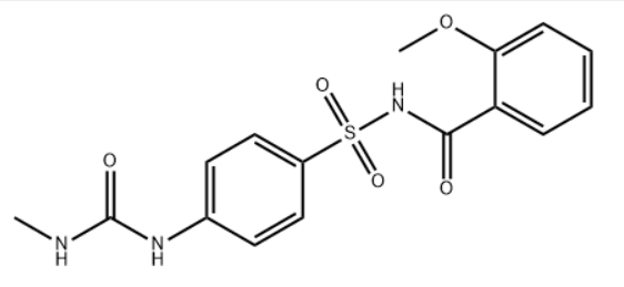 Benzamide, 2-methoxy-N-[[4-[[(methylamino)carbonyl]amino]phenyl]sulfonyl]-