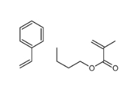butyl 2-methylprop-2-enoate,styrene