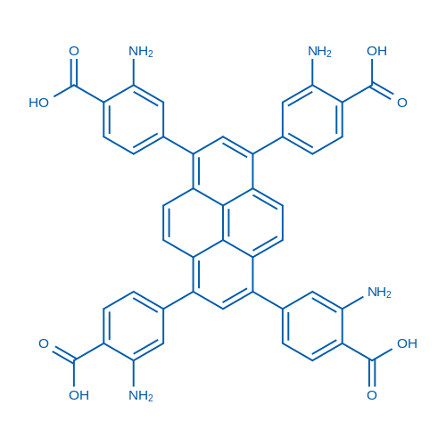 4,4',4'',4'''-(Pyrene-1,3,6,8-tetrayl)tetrakis(2-aminobenzoic acid)
