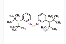 Dichlorobis(di-|tert|-butylphenylphosphine)palladium(II)