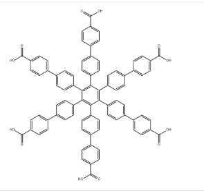 [1,1':4',1'':2'',1''':4''',1''''-Quinquephenyl]-4,4''''-dicarboxylic acid, 3'',4'',5'',6''-tetrakis(4'-carboxy[1,1'-biphenyl]-4-yl)-