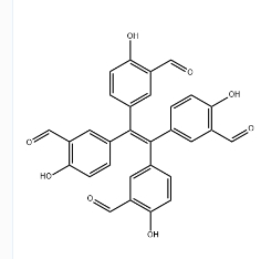 Benzaldehyde, 3,3',3'',3'''-(1,2-ethenediylidene)tetrakis[6-hydroxy-