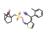 2-(2-(((((7,7-dimethyl-2-oxobicyclo[2.2.1]heptan-1-yl)methyl)sulfonyl)oxy)imino)thiophen-3(2H)-ylidene)-2-(o-tolyl)acetonitrile