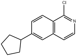 Isoquinoline, 1-chloro-6-cyclopentyl-