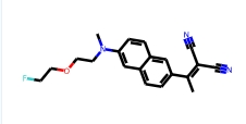 2-(1,1-Dicyanopropen-2-yl)-6-{[2-(2-fluoroethoxy)-ethyl]methylamino}naphthalene