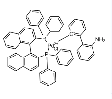 Chloro(2,2’-Bis(Diphenylphosphino)-1,1’-Binaphthyl )(2’-Amino-1,1’-Biphenyl-2-yl)Palladium(II)