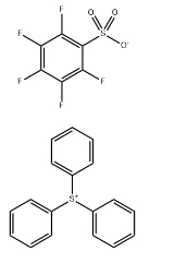 Sulfonium, triphenyl-, 2,3,4,5,6-pentafluorobenzenesulfonate (1:1)