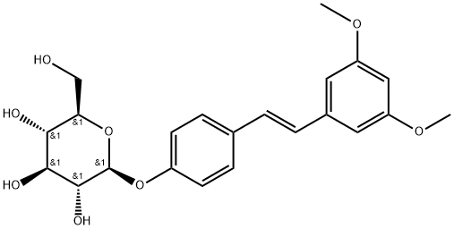 β-D-Glucopyranoside, 4-[(1E)-2-(3,5-dimethoxyphenyl)ethenyl]phenyl