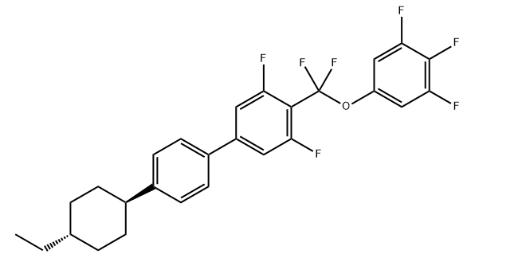 1,1'-Biphenyl, 4-[difluoro(3,4,5-trifluorophenoxy)methyl]-4'-(trans-4-ethylcyclohexyl)-3,5-difluoro-