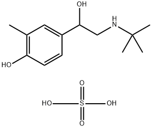  Benzenemethanol, α-[[(1,1-dimethylethyl)amino]methyl]-4-hydroxy-3-methyl-, sulfate (2:1)