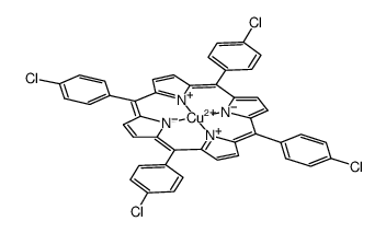 meso-Tetrakis(4-chlorophenyl)porphyrin-Cu(II)