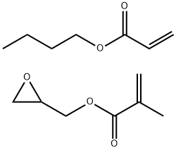 2-Propenoic acid, 2-methyl-, 2-oxiranylmethyl ester, polymer with butyl 2-propenoate