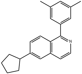	6-cyclopentyl-1-(3,5-dimethylphenyl)Isoquinoline