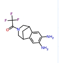 2,3,4,5-Tetrahydro-3-(trifluoroacetyl)-1,5-methano-1H-3-benzazepine-7,8-diamine